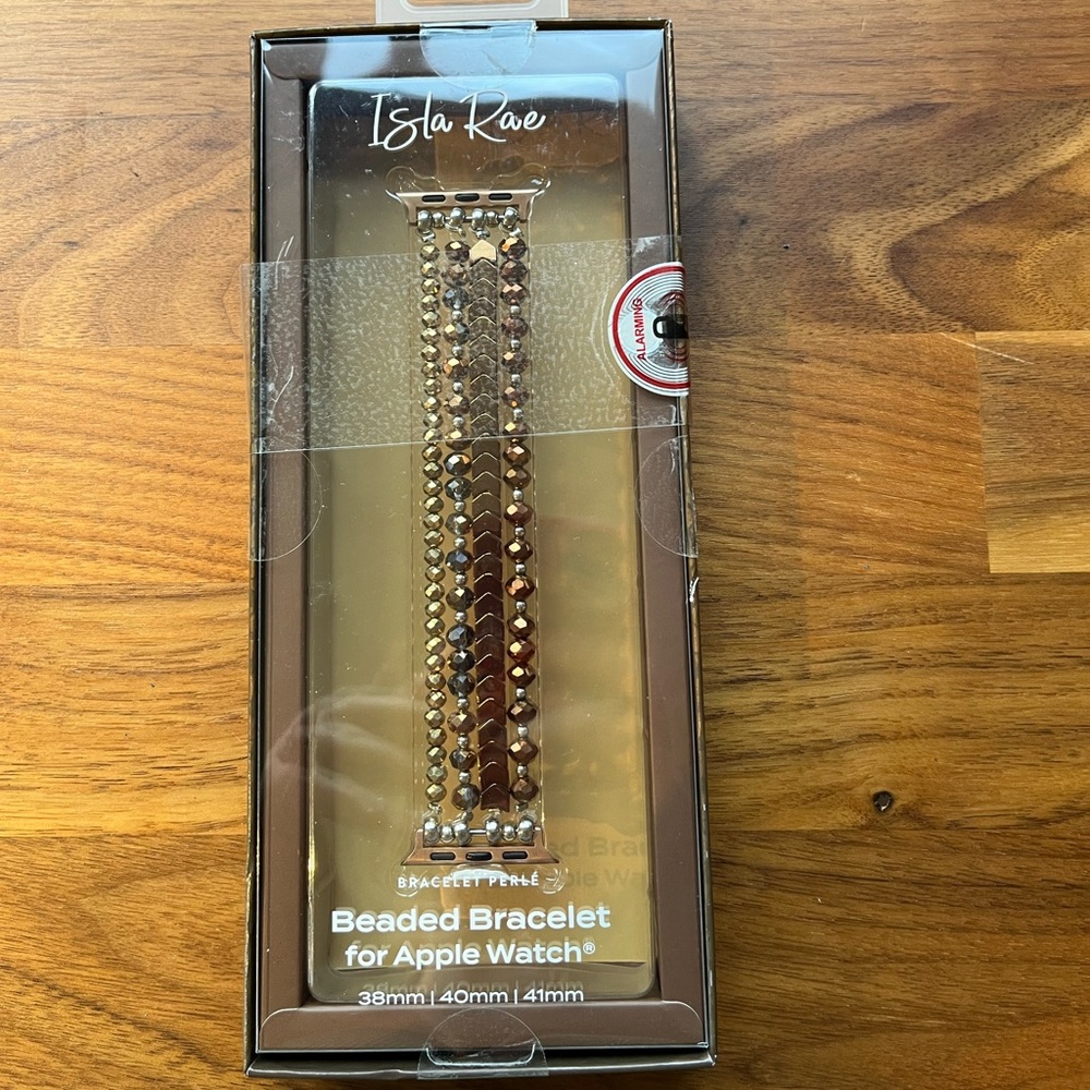 Brown Beaded Bracelet for Apple Watch‎